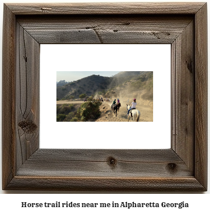 horse trail rides near me in Alpharetta, Georgia